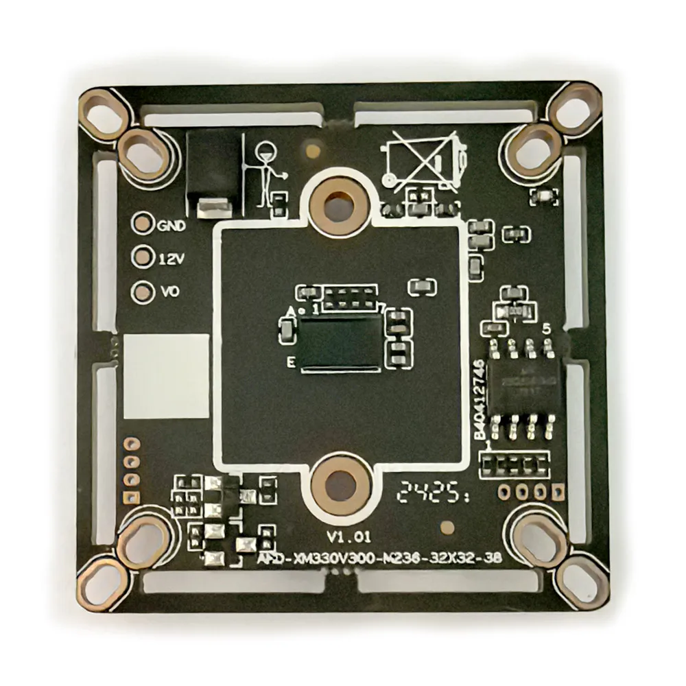 Módulo da câmera do CCTV AHD, placa do PWB da segurança, 1080P, 2MP, 1920*1080, 2.0MP, CMOS