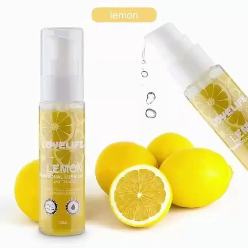 30ml fruit flavored lubricant cross-border export with strawberry lemon mint flavorIncrease couple pleasure Adult sex toy