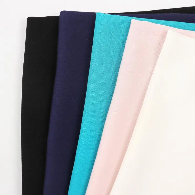 

Rayon Satin Fabric Elastic Home Wear Material Sleepwear Home Clothes Human Cotton Elastic Color Silk Fabric