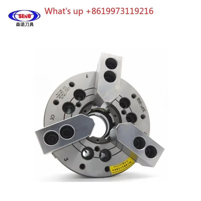 2026 SENO Hydraulic Chuck Soft Jaw 4 5 6 8 10 12 15 18 Inch Power Chuck CNC Lathe