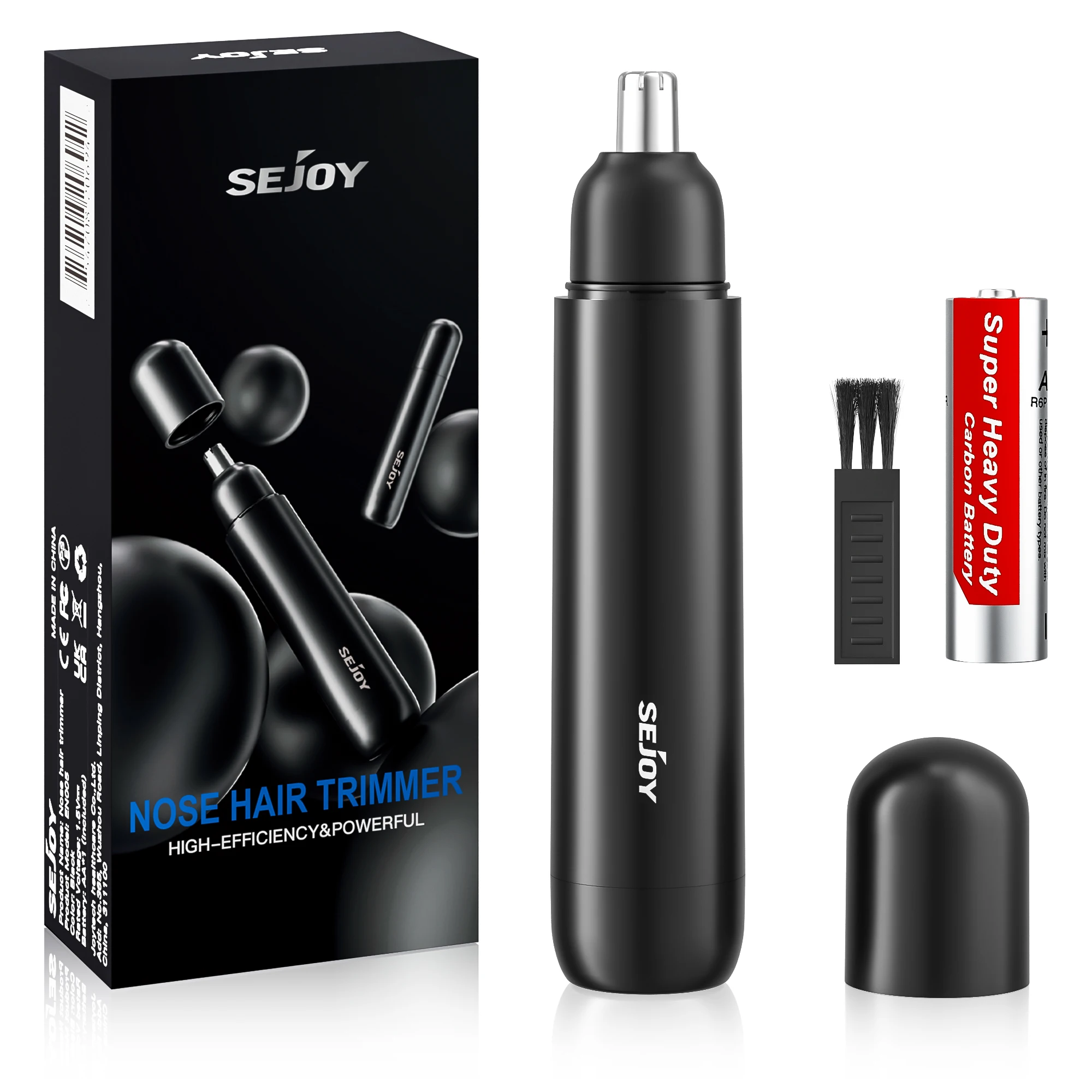 

Senjoy Electric Ear Nose Hair Trimmer Mini Eyebrow Shaver Nose Hair Trimmer Scissors Shaving Hair Removal Tool For Men and Women