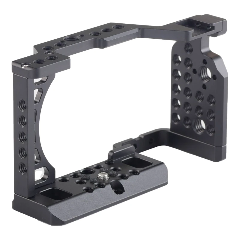 Aluminum Camera Cage Camera Frame Housing Case For A6400 A6300 A6100 Cameras Protector Quickly Switched