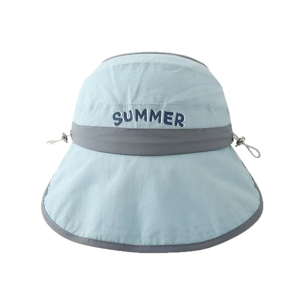 

Soft Big Brim Baby Sun Hat Breathable Quick-dry Empty Top Cap Anti UV Korean Style Children Sunshade Hat Infant