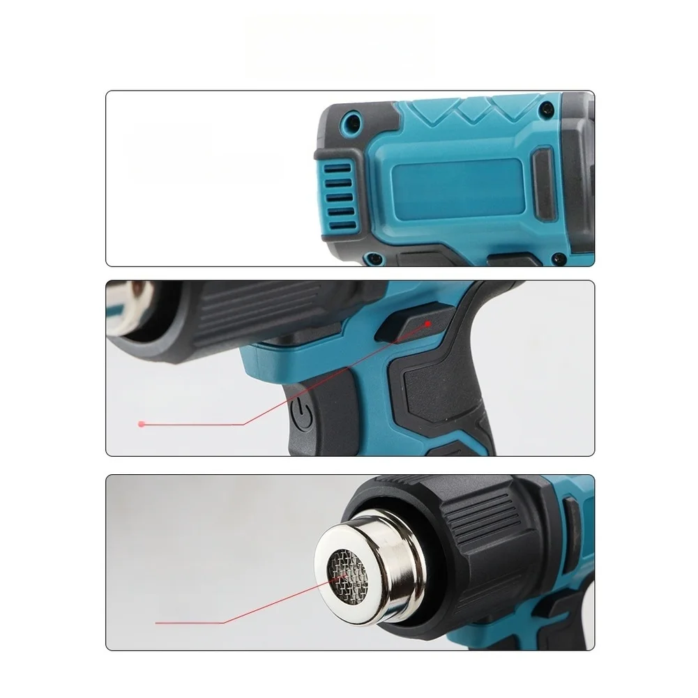 Precision Cordless Heat Tool with Digital Display for Phone Repair Plastic Welding Film Baking and Glue Dissolving