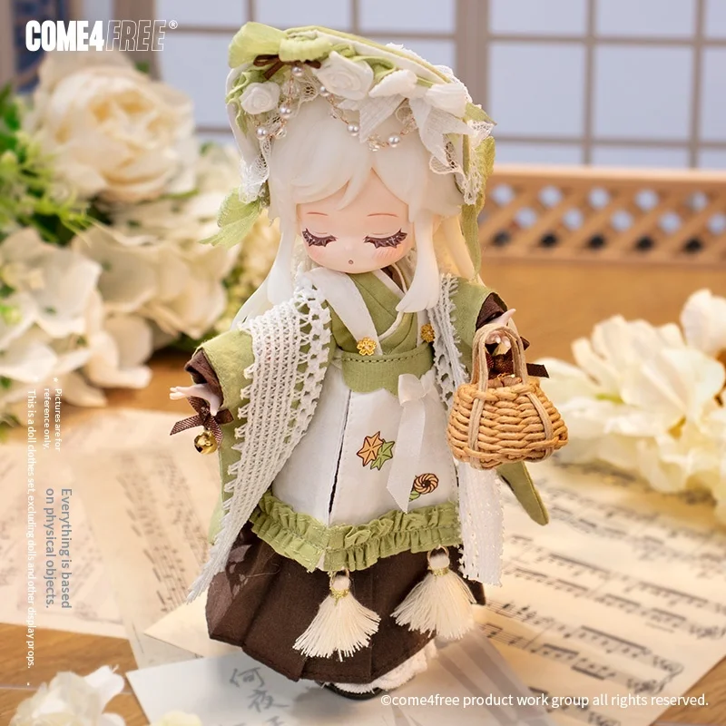 

Come4free [Dessert Series] Matcha Fruit Doll Clothes, Suitable For 12-Inch Ob11 Dolls And Bjd Dolls, Only Clothes, Without Doll.