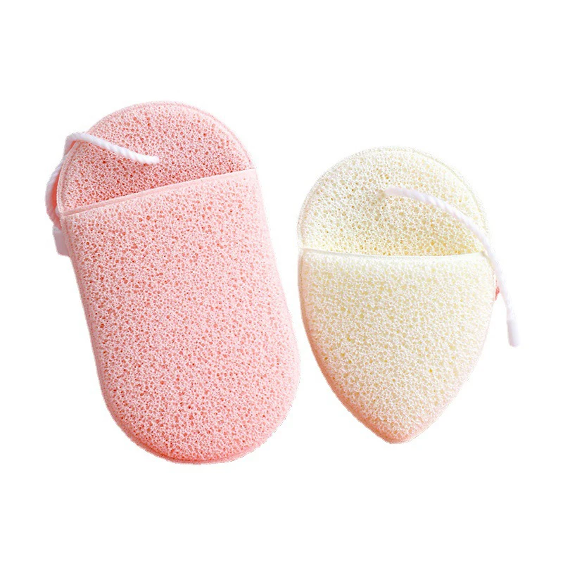 Natural Exfoliating Face Wash Cleansing Puff Flutter Sponge Deep Remover To Black Headband Cosmetic Sponges Facial Clean Tool