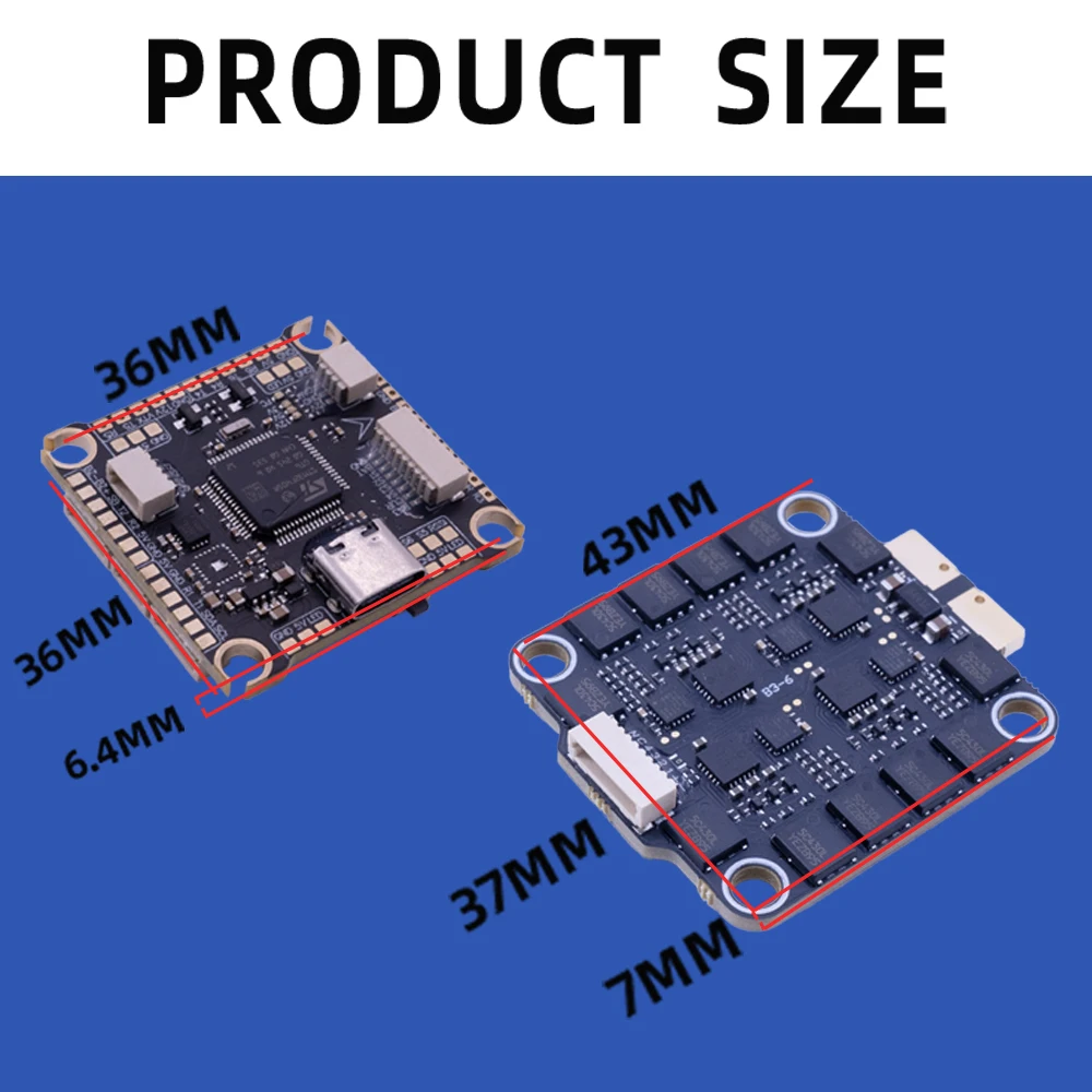 Contrôleur de vol HPXGRC F405 ICM42688P avec 55A/60A/70A 4 en 1, pile ESC sans balais 30.5x30.5mm pour Drone de course FPV Freestyle