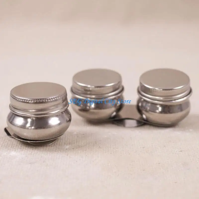 

U75B Oil Painting Palette Cup with Lid and Clip Double Dipper Cup Large Mouth Palettes Container Cup Art Supplies