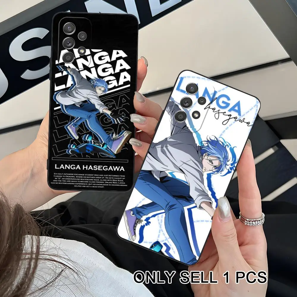 SK8 Infinity Langa Phone Case for Samsung Galaxy A26 25 24 23 22 21 17 16 15 14 13 12 11 5G Soft TPU Shockproof Cover