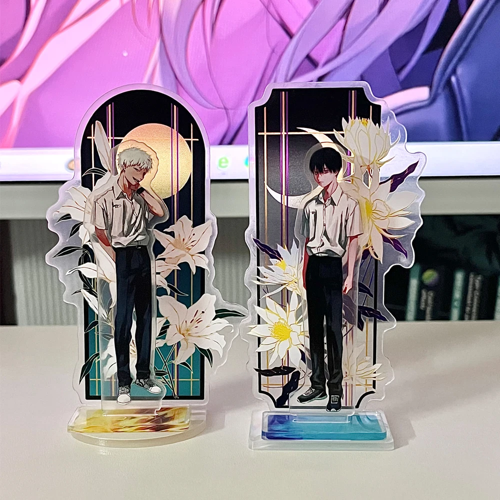 

Акриловая подставка для модели - летнее аниме Hikaru Died, Hikaru Indou и Yoshiki Tsujinaka, украшение для настольной фигурки, идеальный подарок фанату