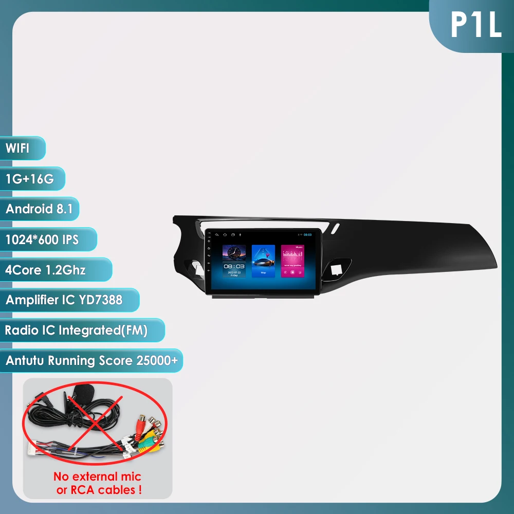 9 ''6115 Intelligent Scherm 2din Android Autoradio Multimedia Video Player voor Citroen C3 DS3 2010-2016 GPS Carplay Auto 4G RDS