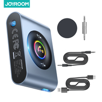 Joyroom Adaptador Bluetooth 5.3 Car Adapter Wireless Magnetic Audio Receiver Handfree MP3 Player LED  3.5mm AUX Radio Modulator