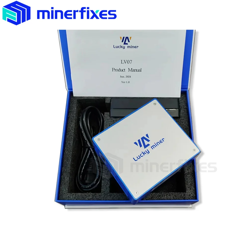 Bitaxe Ultra Mining Lucky Miner LV07 BM1366 SHA-256 دعم BTC، DGB، BCH، Solo Bitcoin Miner، 1T GH/S، WiFi asic miner