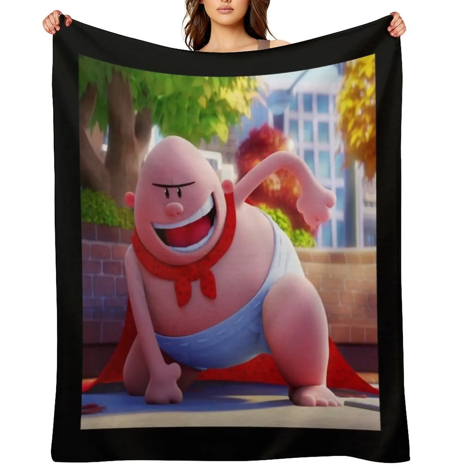 

Retro Captain Underpants Throw Blanket Bed Fashionable Large Warm Decoratives Blankets