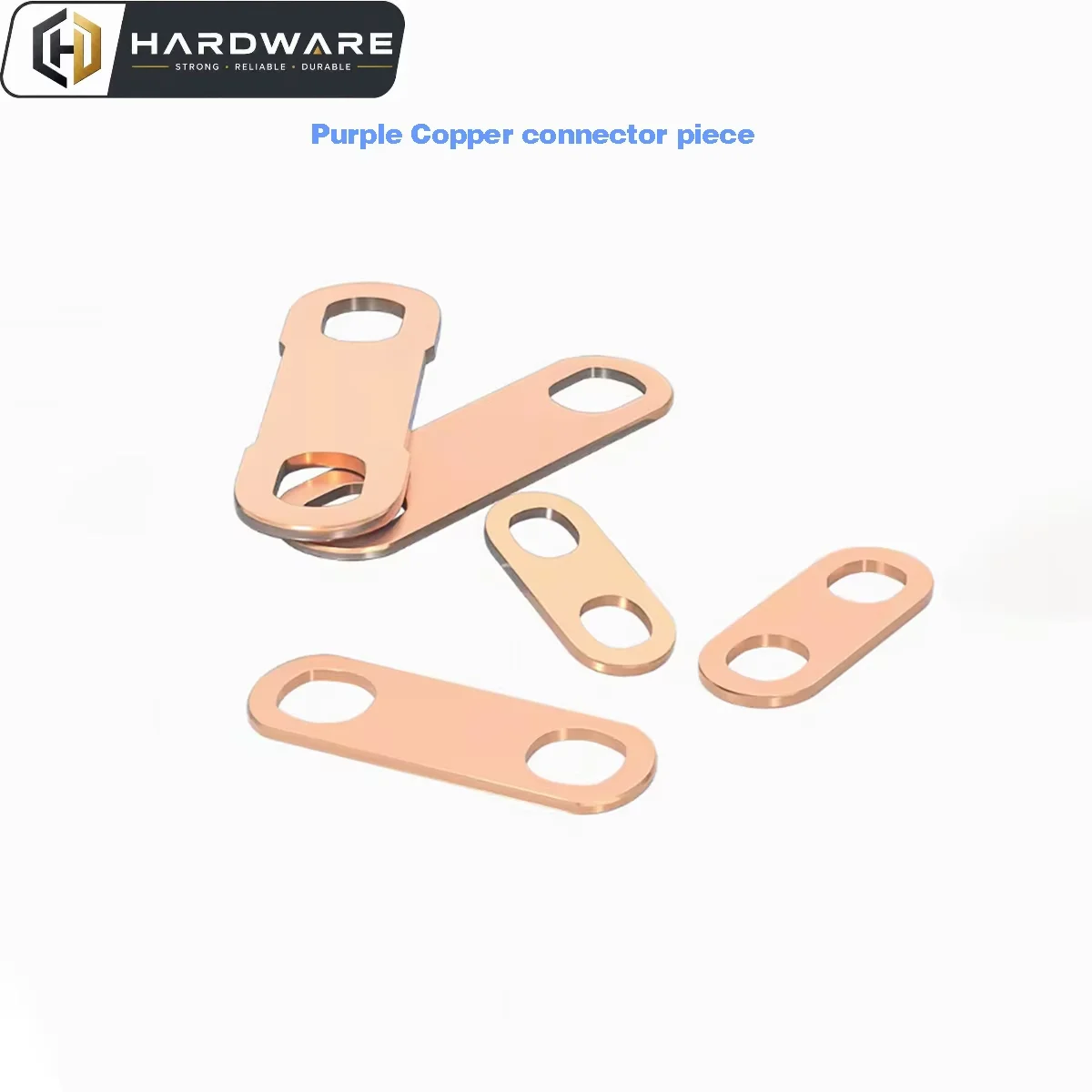 T2 Pure Purple Copper Lithium Battery Connection Plate Motor Overcurrent Copper Bar Thickness 1/1.5/2mm 10x20-60x75