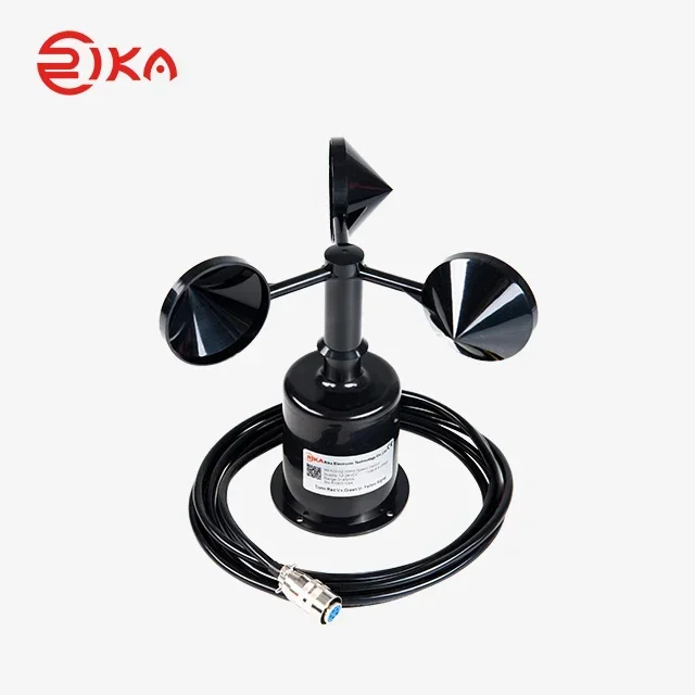 RK100-02 4-20mA Analog Digital 3 Cup Anemometer Wind Speed Measuring Device Sensor RS485