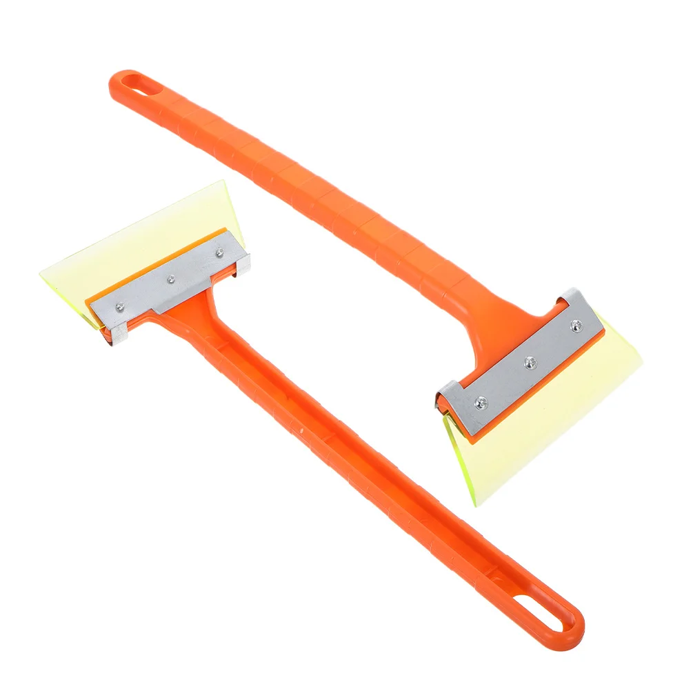 

2Pcs Long Handle Snow Scraper Dual Function Car Ice Scraper Snow Remover Windshield Tool Winter Car Accessories