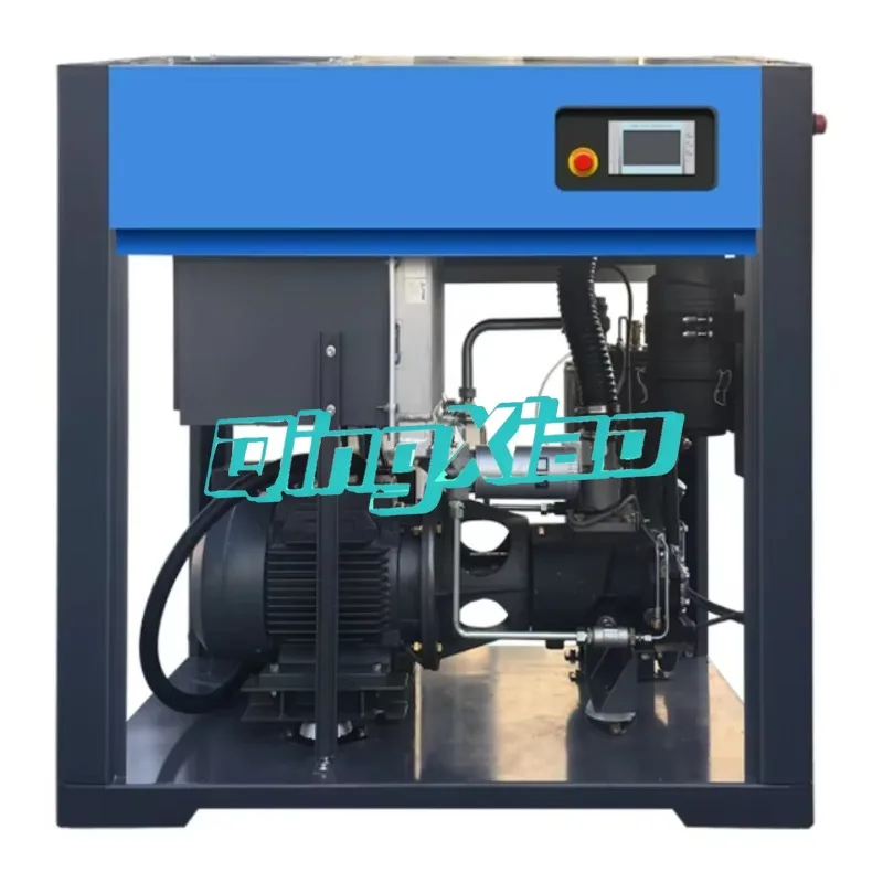 Noise Reduction 15kw 20HP Rotary Screw Type Air Compressor Stable Performance For Industrial Production And Air Supply Equipment