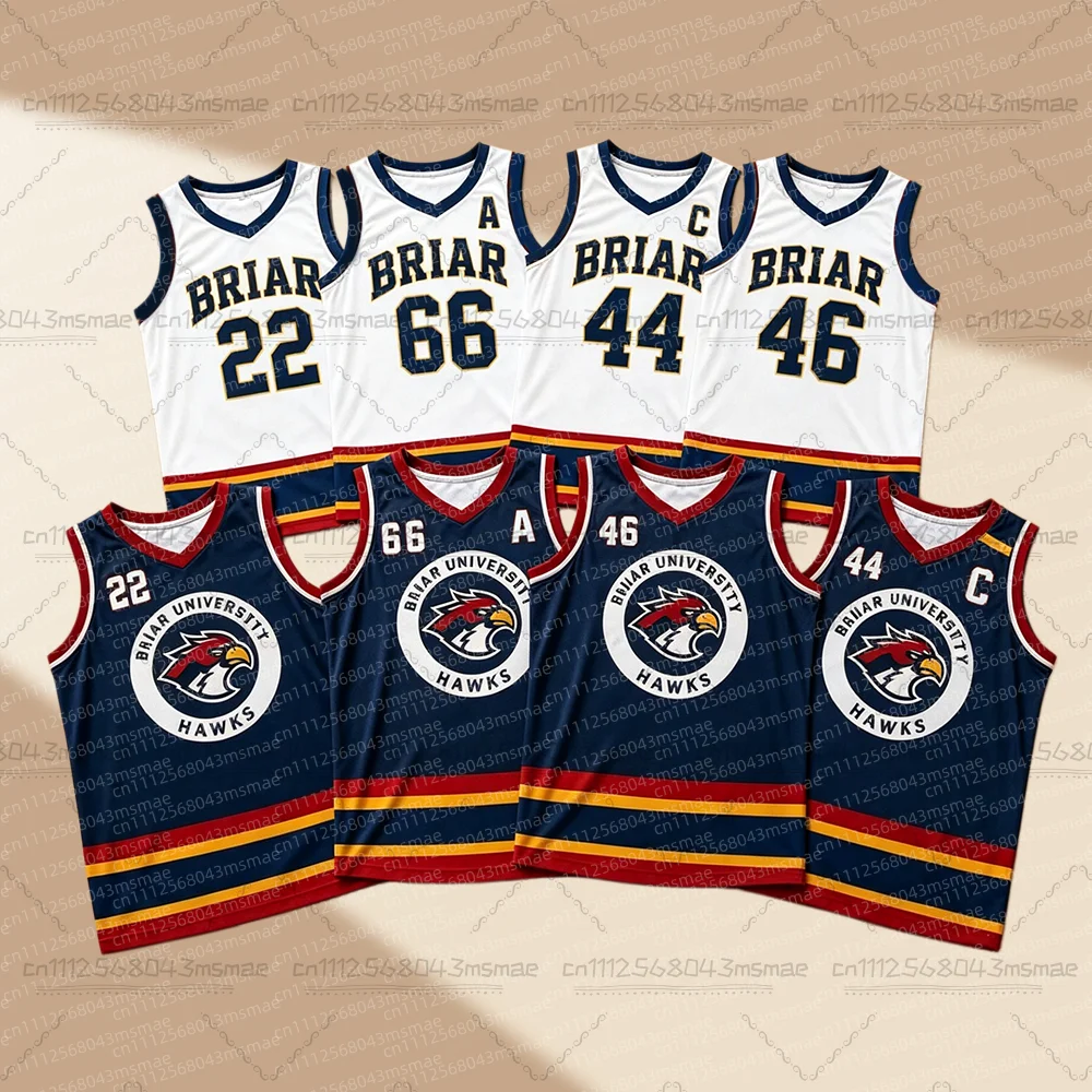 Off Campus Briar University Jersey Graham 44 22 Di Laurentis 66 Tucker Sleeveless Basketball Vest Women Mens Hockey Child Vest