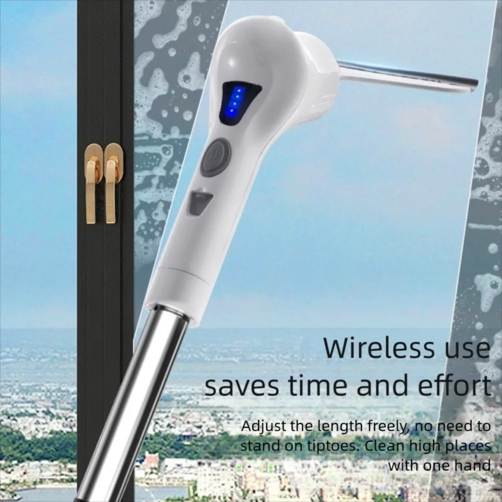 Buy 1 take 9 Electric Cleaning Brush Handheld Multi-functional Floor Cleaning Brush Cordless LED Electric Spin Scrubber Kitchen