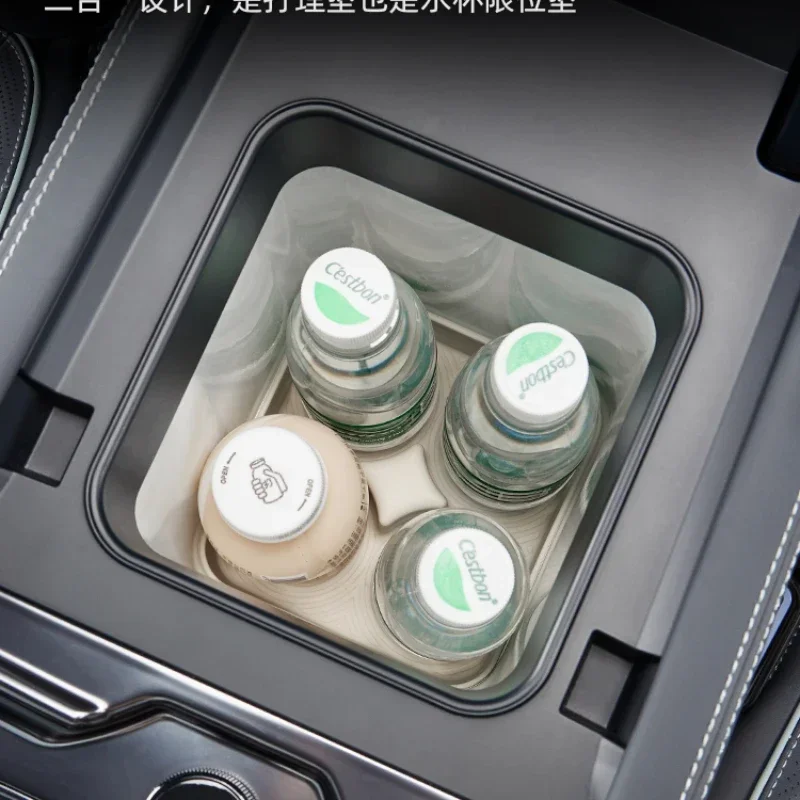 Glass Holder With Silicone Pad For BYD Leopard 5 Beverage Fixation  Interior Refit Parts Modification Accessories