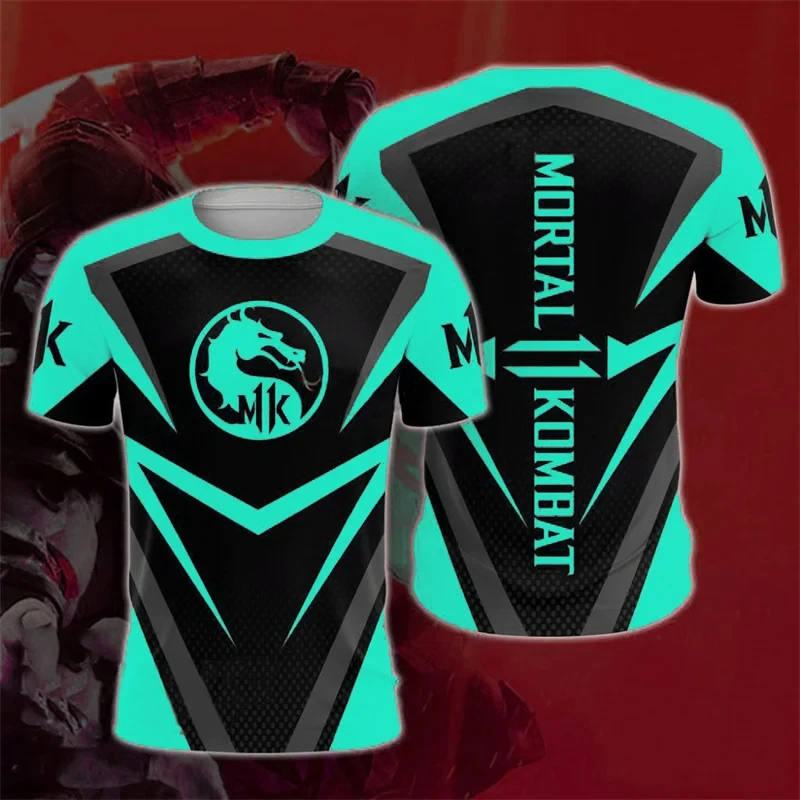 New Men's Clothing Mortal Kombat 11 T-Shirts Fighting Game Element 3D Print Cosplay Streetwear Fashion Summer Large Size Tops