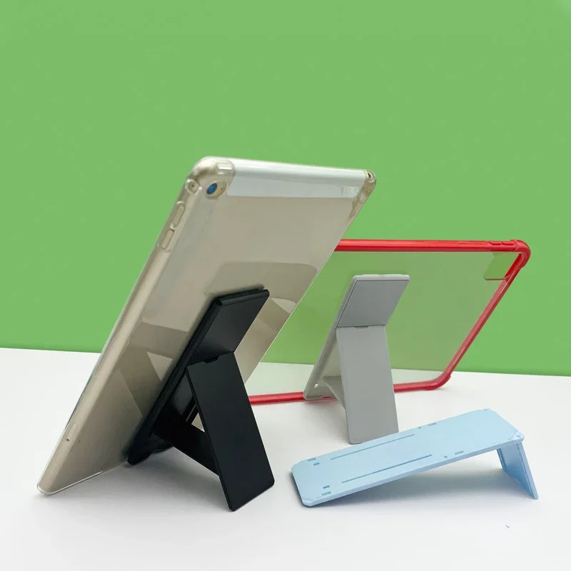 Universal Folding Tablet Stand Holder for iPAD Mini Samsung Tab Back Adhesive Adjustable Folding Desk Tablet Stand Kickstand