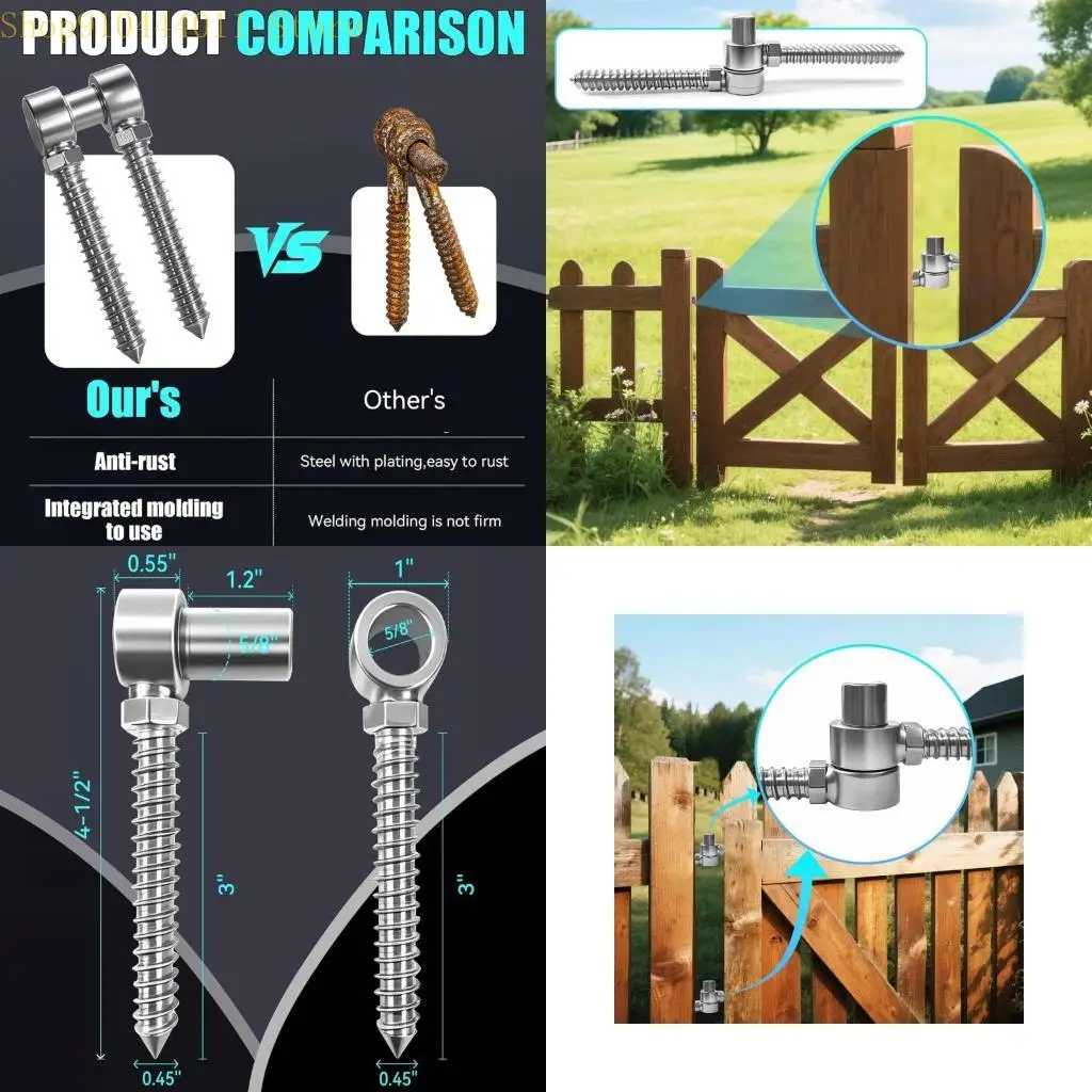 

28GF Stable 304 Casting Iron Hinges For Farm Entryways Weather-Resistant Reinforced Barrier Components