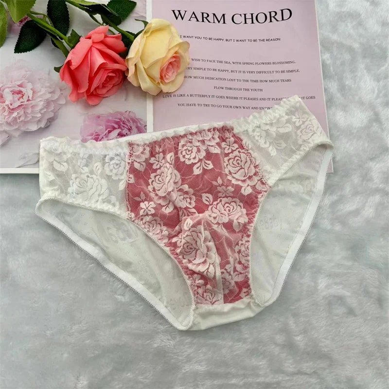 Men Satin Underwear Sexy Sissy Panties Gay Men Shiny Soft Lace Lingerie Low Rise Stretchy Bikini Briefs sexy men underwear