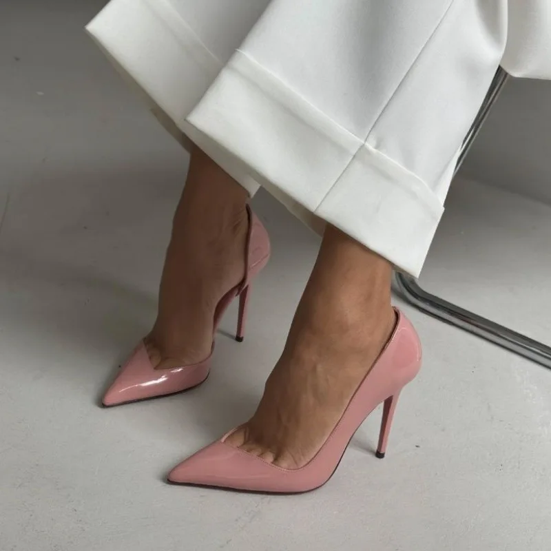 

MKKHOU Fashion Pumps New High Quality Handmade Custom Shoes Pointed Shallow Mouth High Heels Commuter Women's Shoes