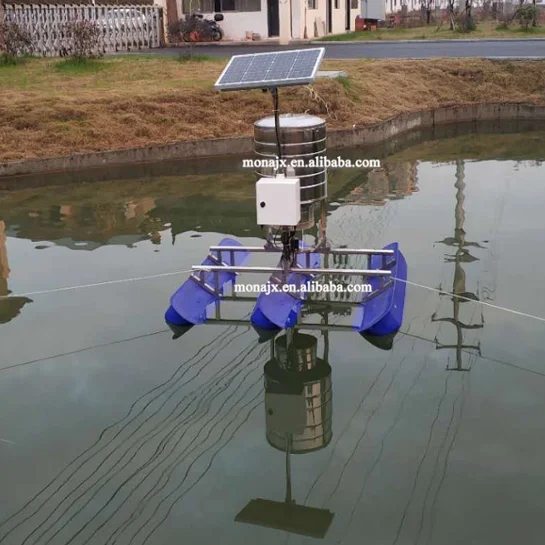 Automatic Solar 360 degree fish feeder | Solar Powered Auto Feeder For Fish pond and shrimp pond