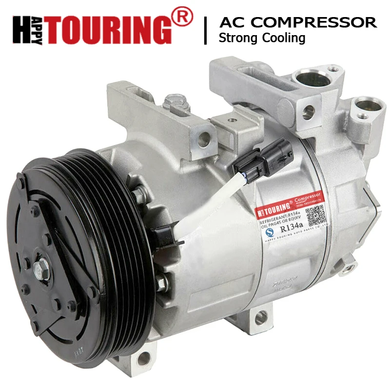 

VCS-14EC AC Compressor for 2013-2018 Nissan Altima 2.5L 97664 926003TA2D 926003TA2E 92600-3TA2D 92600-3TA2E 6513072 7513072