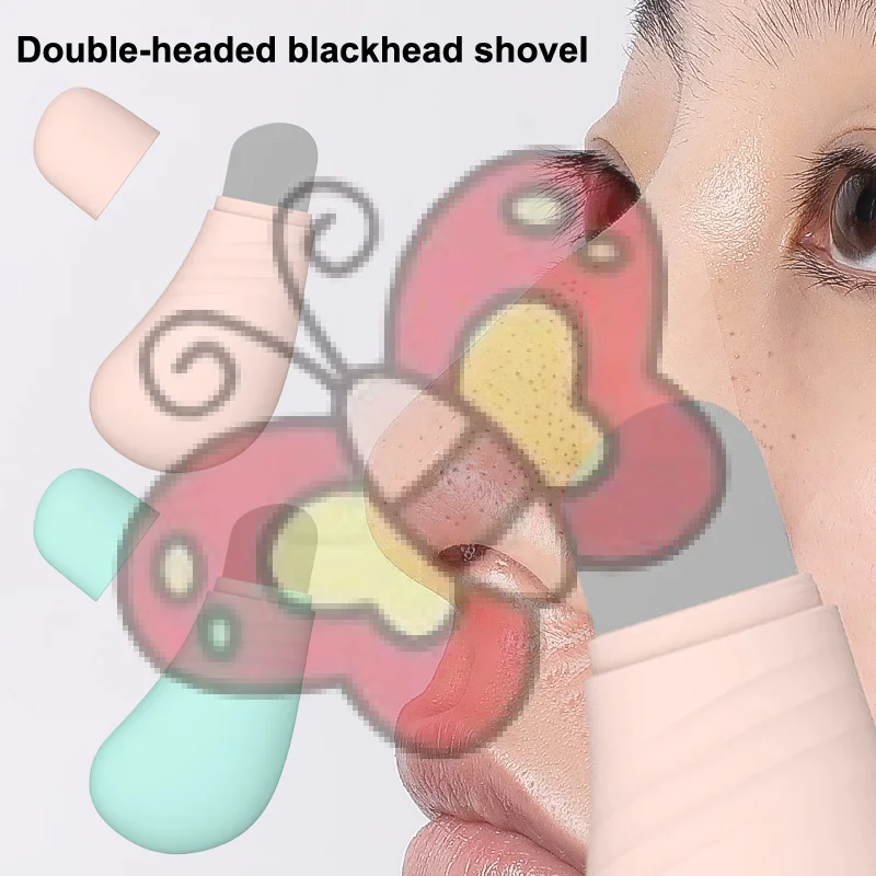 顔のにきび除去ツールフェイススクレーパーディープクレンジング用顔にきびファンデーションスパチュラ鼻白ニキビ除去スキンケアツール