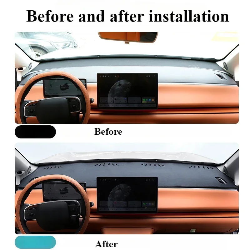 

Instrument Panel Dark Pad Sunscreen Insulation Car Center Console Front Baffle Sunshade Pad Cover Accessories For LEAPMOTOR C10