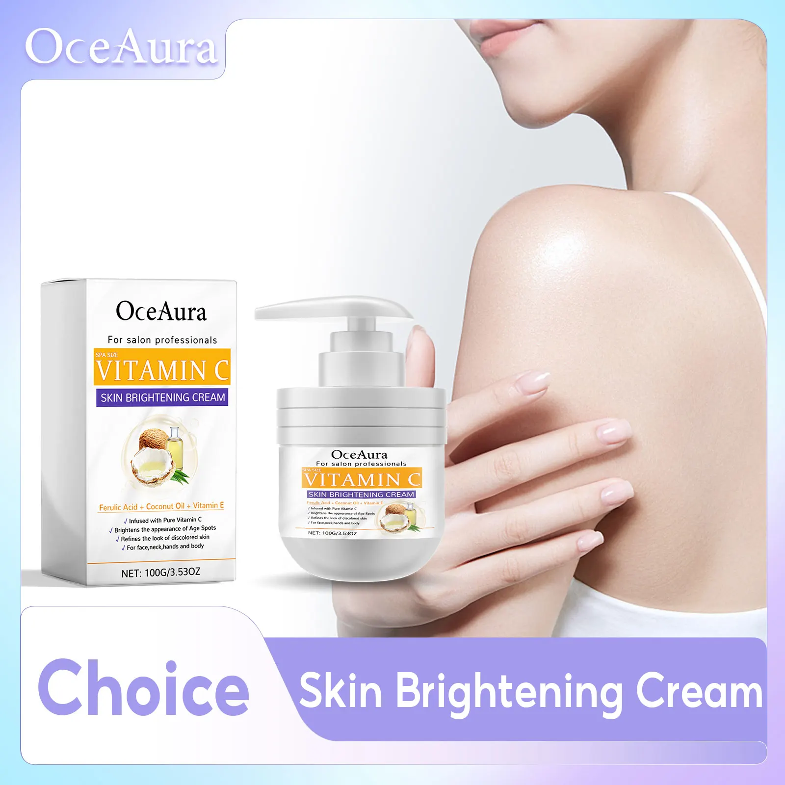 

Vitamin C Face Cream Anti Dry Improve Dullness Moisturizing Brightening Body Lotion Reduce Melanin Lightening Skin Care Products