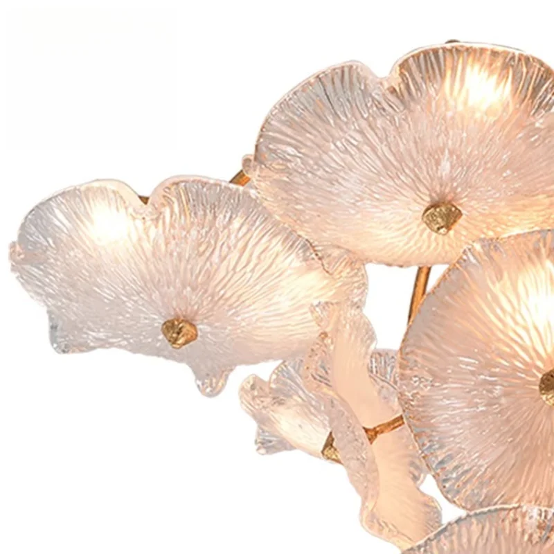 Hot Sale Floral Decorative Bedroom Lighting Copper Modern