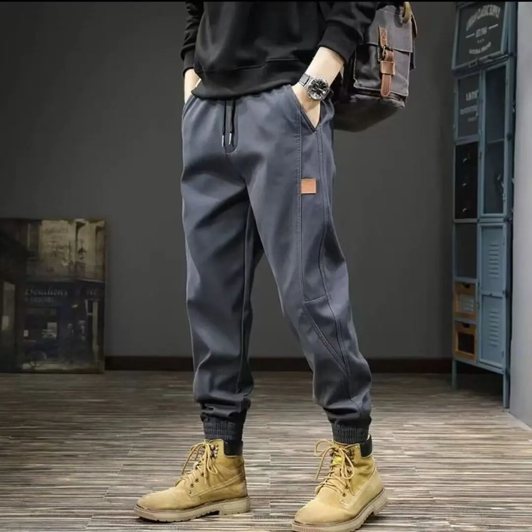 

Мужские повседневные брюки Briti Sle, свободные винтажные брюки, модные длинные брюки для отдыха от американского бренда