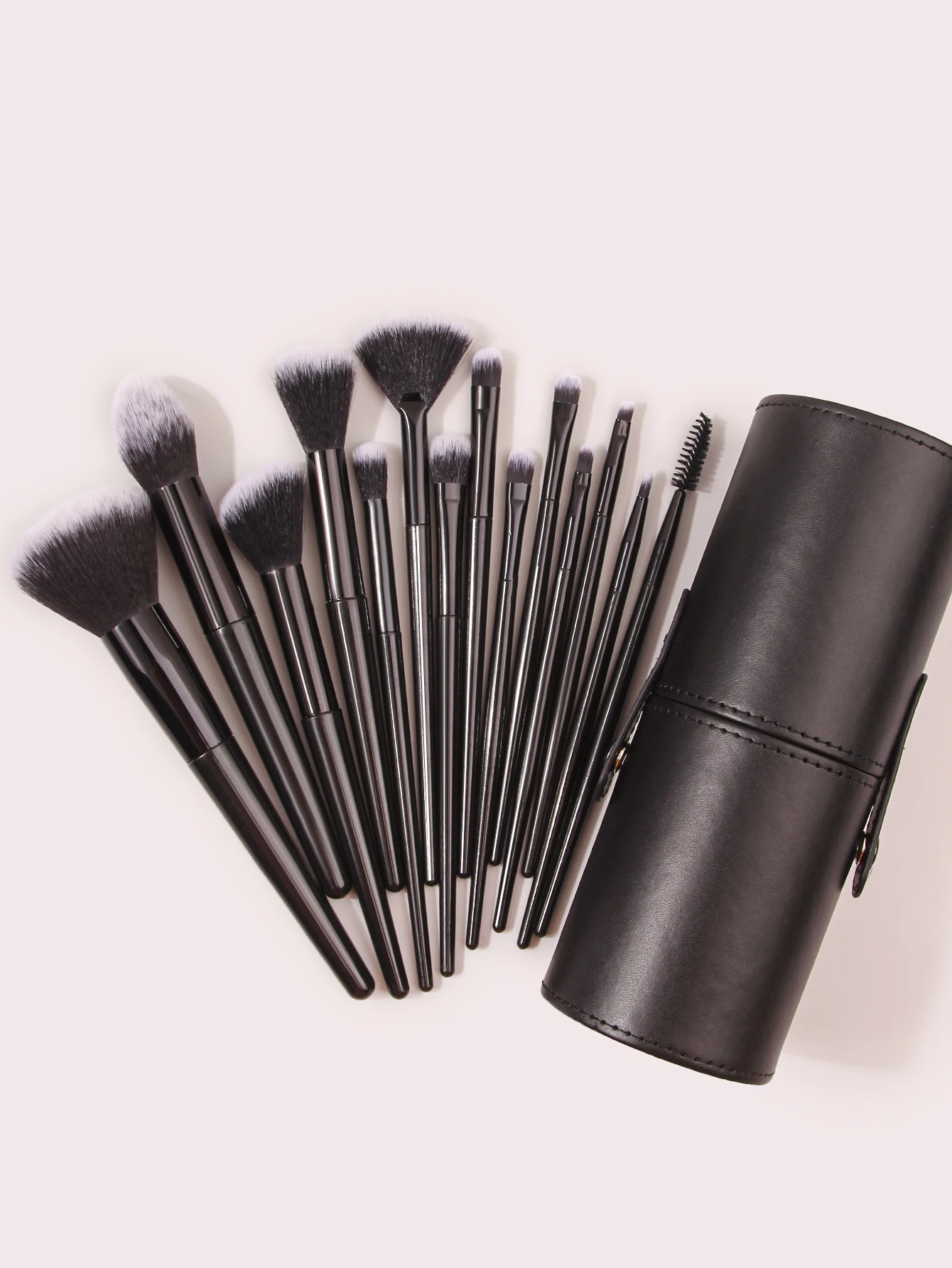 15PCS Professional Makeup Brush Set With Makeup Brush Holder Soft Bristle Cosmetic Brushes Competitive Price