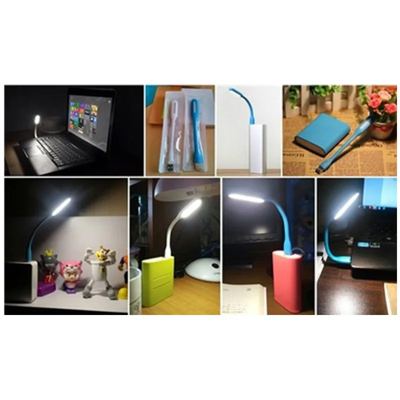 2PCS Eye protection LED carry-on light Laptop keyboard Charger Flash USB light Mobile power USB light