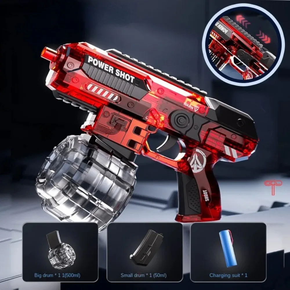 Fully Automatic Electric Water Gun High Pressure Fully Automatic Watergun Toy for Kids Summer Outdoor Pool Fight Game Toys Gift