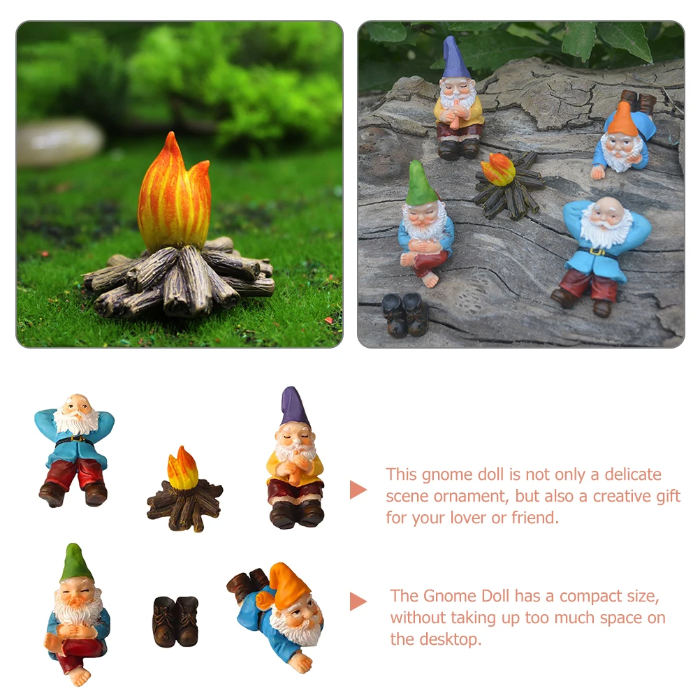 

Lawn Ornaments Outdoor Casual Elf Decorations Miniature Sculptures Hanging Garden Resin Funny