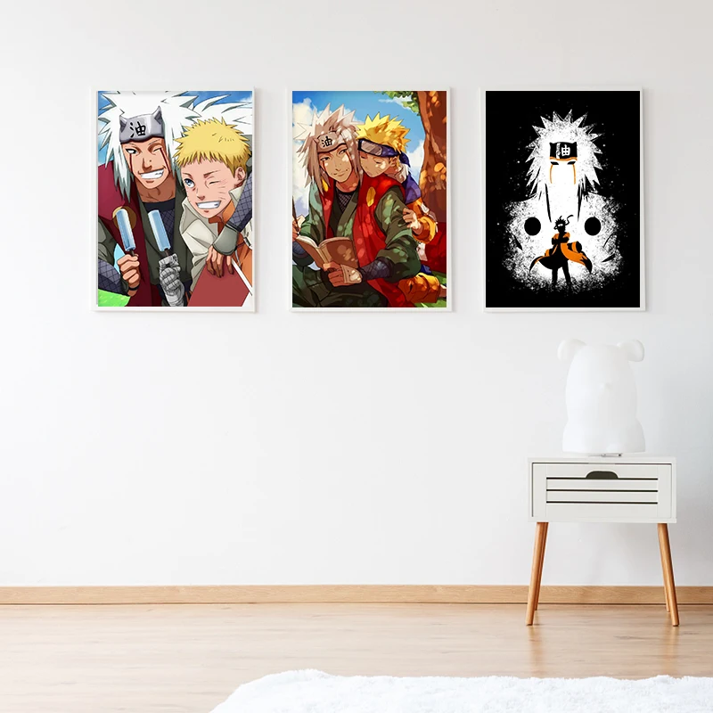 Naruto Ero Sennin Jiraiya Canvas Painting Wall Art Poster Home Decoration Picture Prints Modular Modern Living Room Cuadros