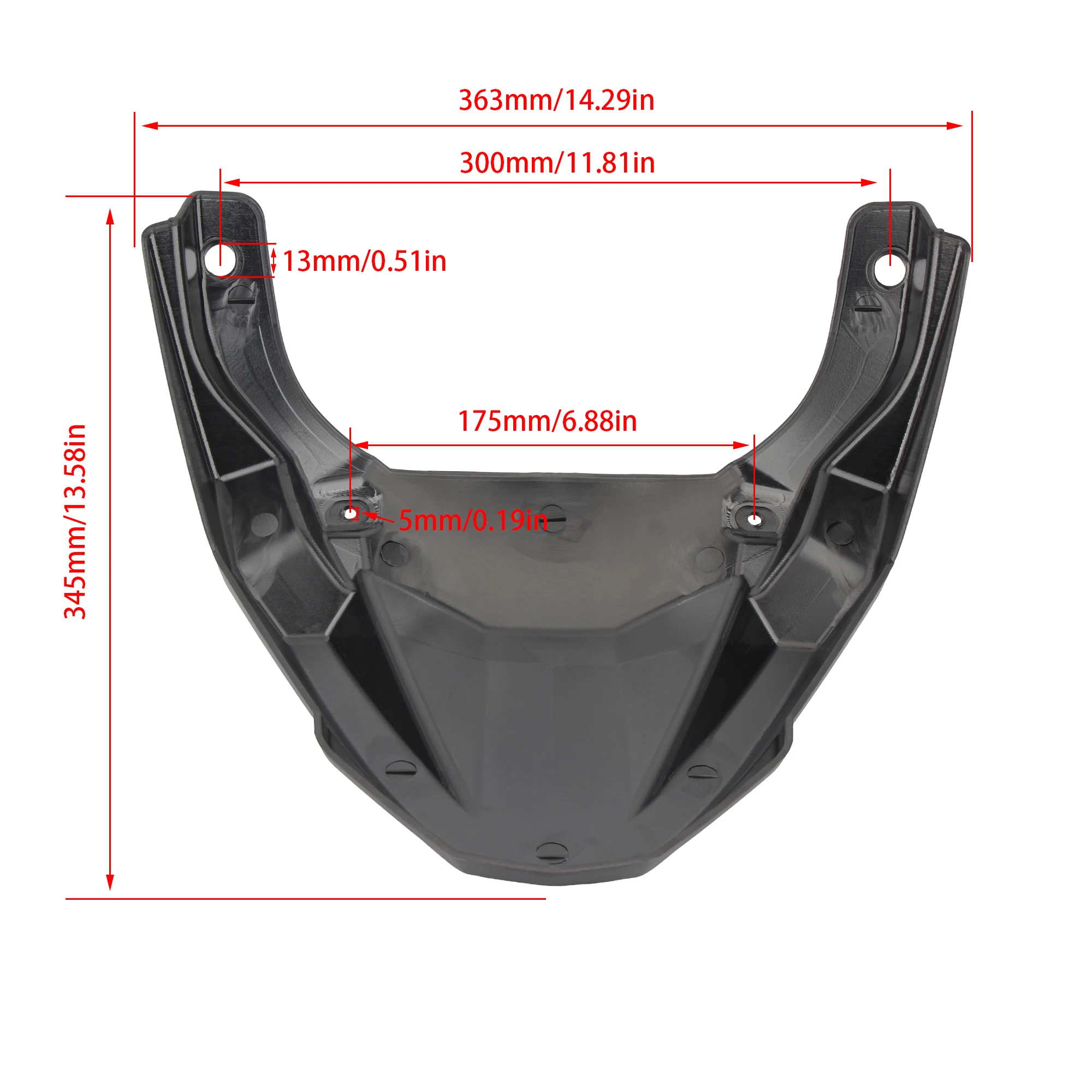 Motorcycle Front Fender For Yamaha MT 09 FJ 09 Tracer 900 2015-2020 Nose Cone Beak Extension Lip Conversion Universal Parts - view 6