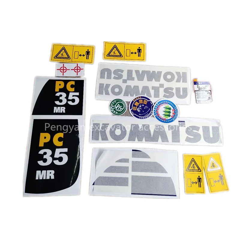 Komatsu PC30/50/55/75/128/228/338 MR US UU car sticker decal decal excavator parts