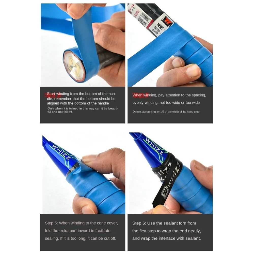 Original Overgrip Anti Slip Tennis Racket Sweatband Grips Padel Shock Absorption Grip Tape Training Accessories