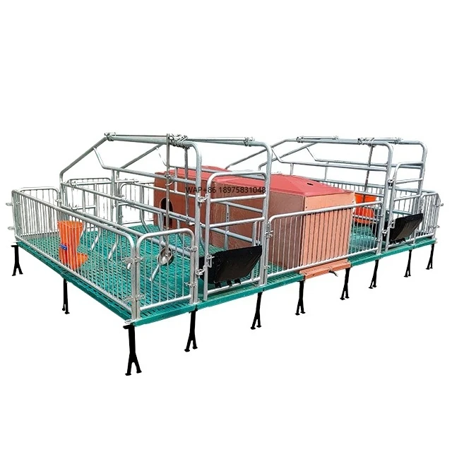 

New Livestock Farm Equipment Pig Production Bed Delivery Crate Sow Pig Delivery Fence Pig Production Breeding