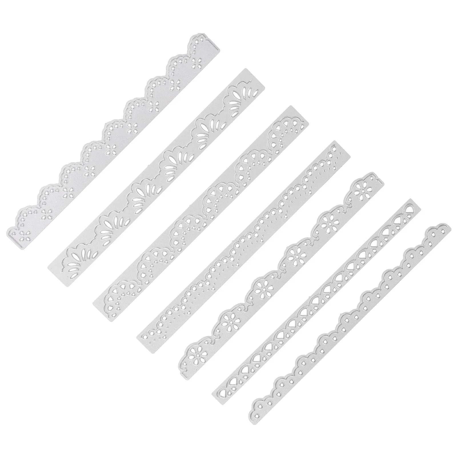 

7pcs Lace Cutting Mold Carbon Steel Diy Stencil For Scrapbooking Card Making Craft Projects Metal Cutting Dies Handicraft Tool