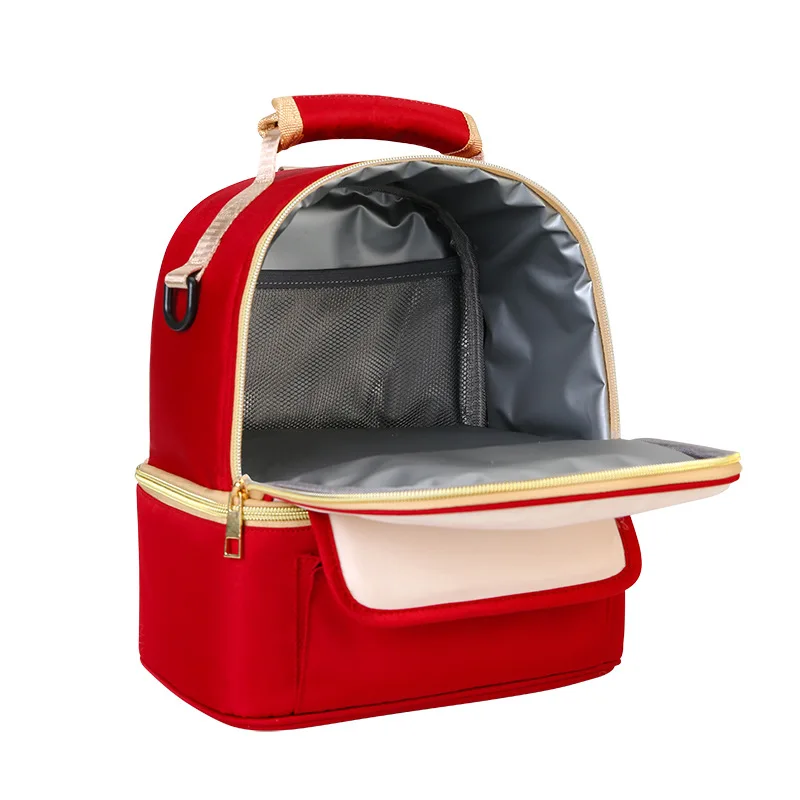 

Маленькая сумка для мамы, сумка для молока на спине, сумка для хранения грудного молока с охлаждением и свежестью, рабочая изоляционная сумка