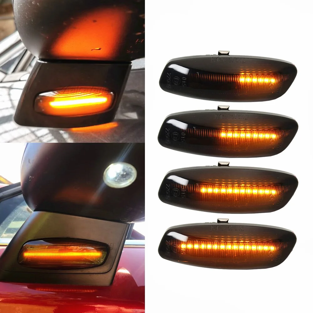 Für Peugeot 207 308 3008 5008 RCZ Für Citroen C3 C4 C5 DS3 DS4 Auto LED Dynamischer Blinker Seitenmarkierungsleuchte Kotflügellicht – Detail 1