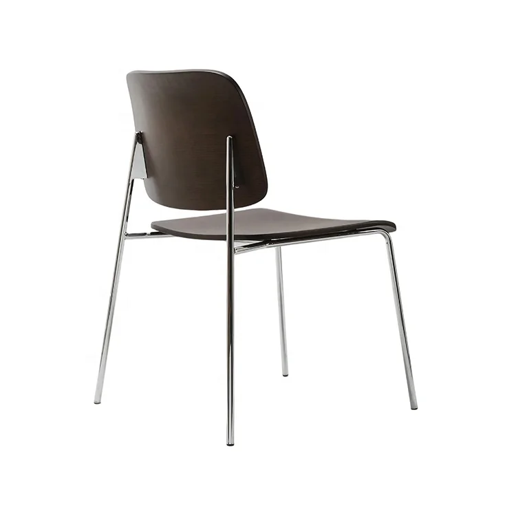 yi-Wholesale Modern Luxury Restaurant Kitchen Dining Room Chairs Stainless Steel Chrome Dining Chair%